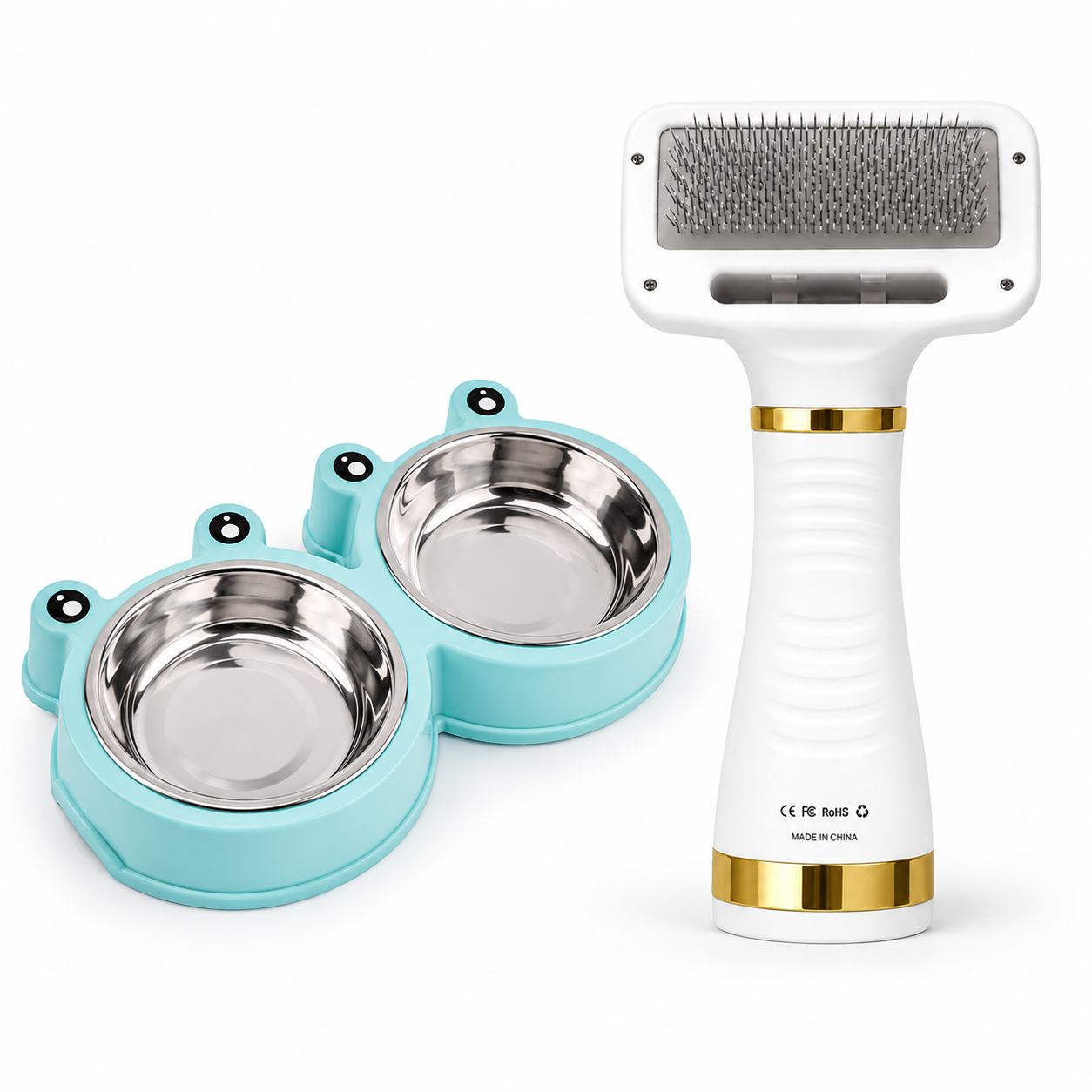 2 in 1 Pet Drying Brush & hair dryer