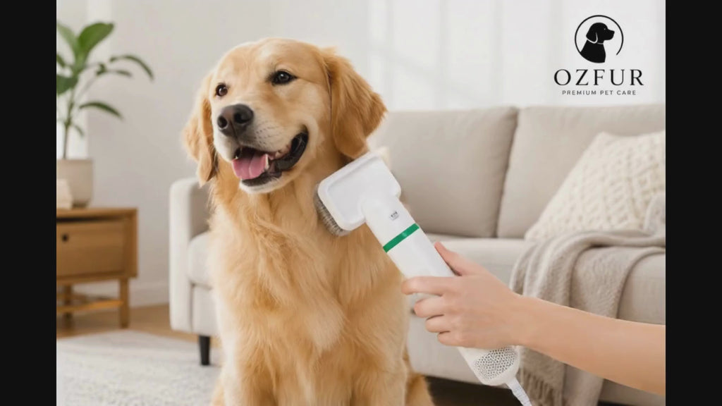 2 in 1 Pet Drying Brush & hair dryer