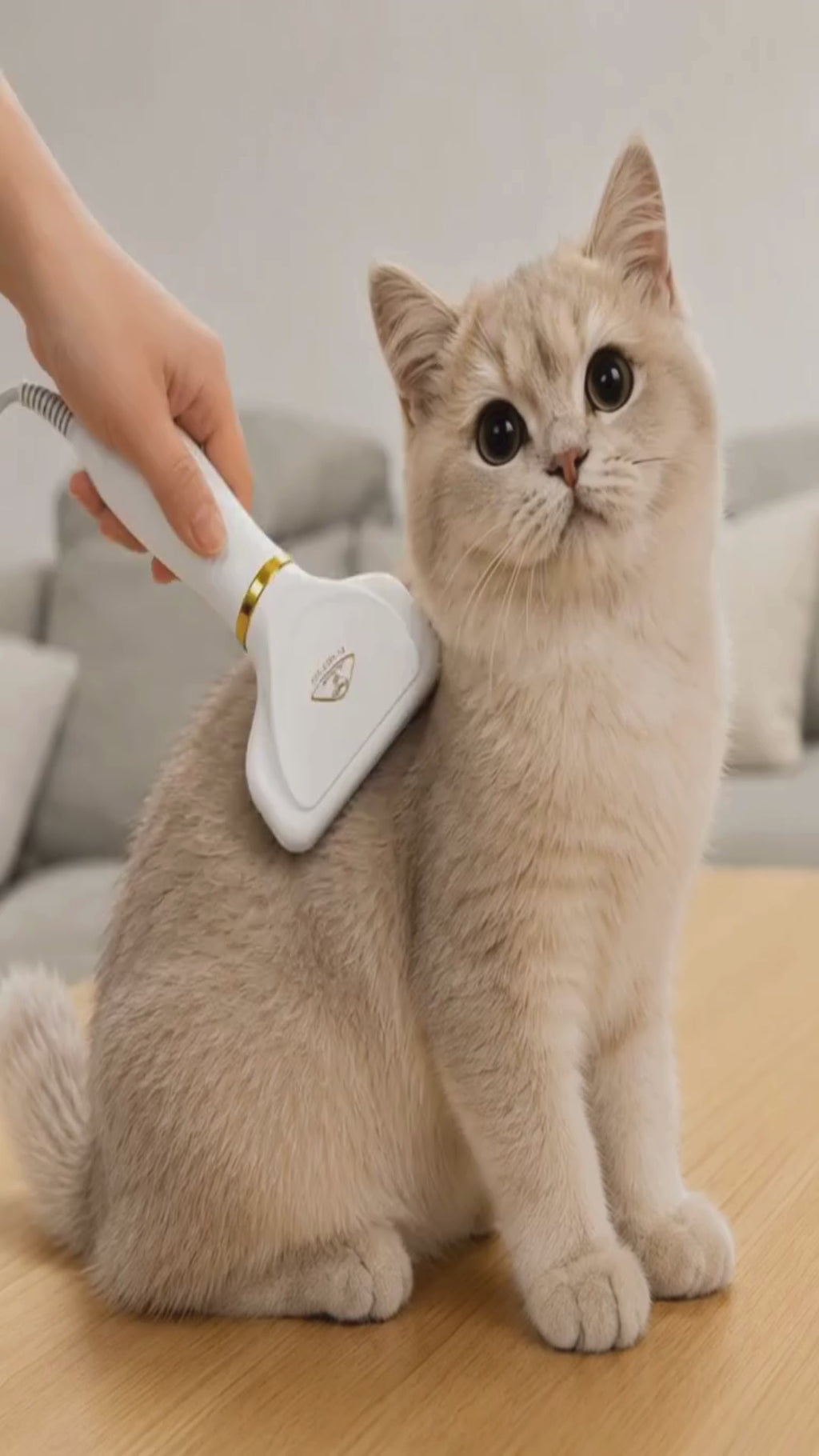 2 in 1 Pet Drying Brush & hair dryer